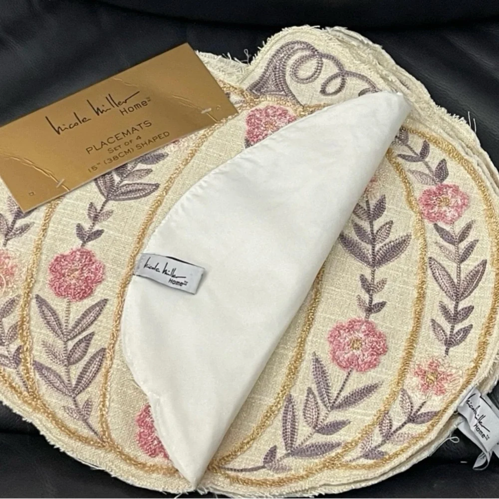 Thanksgiving Nicole Miller Pumpkin Jute Placemats, Set of 4